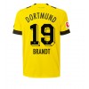 Borussia Dortmund Julian Brandt #19 Hjemmedrakt 2022-23 Kortermet